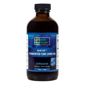 Green Pasture Blue Ice Fermented Cod Liver Oil, Unflavored