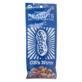 CB's Nuts Peanuts, Kettle Roasted, Sea Salt, Organic