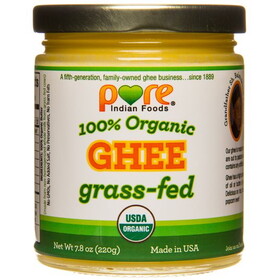 Pure Indian Foods Ghee, Grass-Fed, Organic