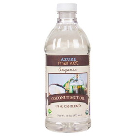 Azure Market Organics Coconut MCT Oil, Organic (C8 &amp; C10 Blend)