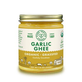 Pure Indian Foods Ghee, Garlic, Grass-Fed, Organic