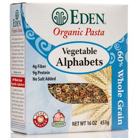Eden Foods Vegetable Alphabets, Organic