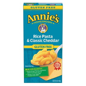 Annie's Macaroni &amp; Cheese, Rice Pasta &amp; Cheddar, Gluten Free