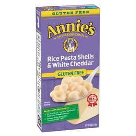 Annie's Macaroni &amp; Cheese, Rice Shells &amp; Creamy White Cheddar, Gluten Free
