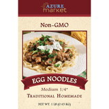 Azure Market Traditional Homemade Egg Noodles, Medium 1/4 inch