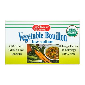 The Organic Gourmet Vegetable Bouillon Cubes, LS