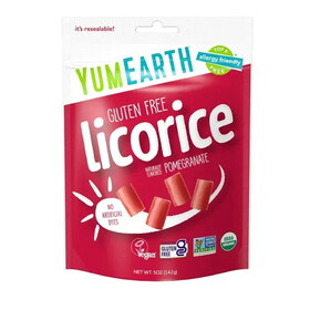 Yum Earth Licorice, Pomegranate, Organic