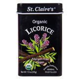 St. Claire's Licorice, Pastilles, Organic