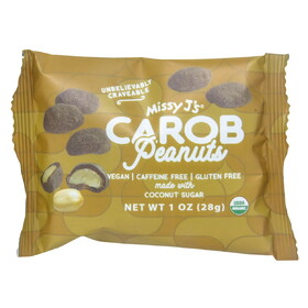 Missy J's Carob Covered Peanuts, Organic