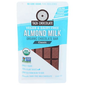 Taza Chocolate Bar, Almond Milk, Classic, Organic