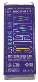 Dr Bronner Magic All-One Chocolate Bar, Salted Dark Chocolate