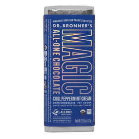 Dr Bronner Magic All-One Chocolate Bar, Cool Peppermint Cream