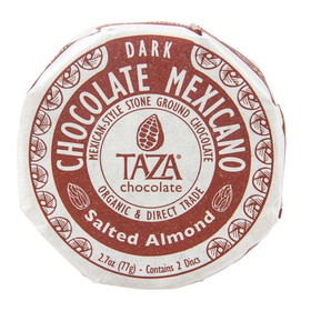 Taza Chocolate Bar, Salted Almond Mexicano, Organic