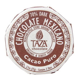 Taza Chocolate Bar, Cacao Puro Mexicano Organic