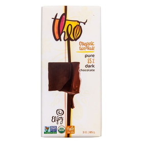 Theo Chocolate Bar, Dark 85%, Organic