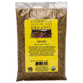 Starwest Alfalfa Sprouting Seeds, Organic