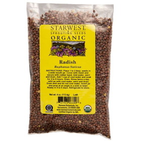Starwest Radish Sprouting Seeds, Organic