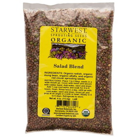 Starwest Salad Blend Sprouting Seeds, Organic