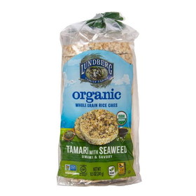 Lundberg Rice Cakes, Tamari &amp; Seaweed, Organic, Gluten Free