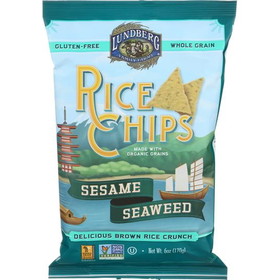 Lundberg Rice Chips, Sesame Seaweed, Gluten Free
