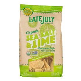 Late July Tortilla Chips, Restaurant Style, Sea Salt &amp; Lime, Organic