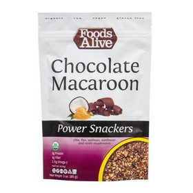 Foods Alive Chocolate Macaroon, Power Snackers, Organic