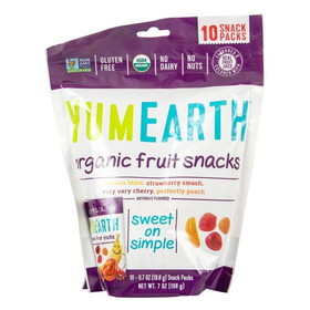 Yum Earth Fruit Snacks, Snack Pack, Organic