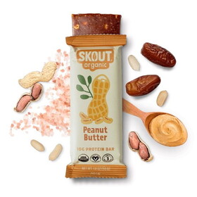 Skout Protein Bar, Peanut Butter, Organic