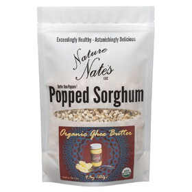 Nature Nate's Popped Sorghum, Ghee Butter, Organic