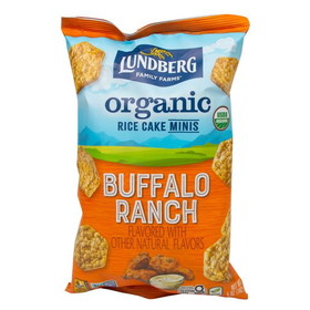 Lundberg Mini Rice Cakes, Buffalo Ranch, Organic
