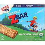 Clif Bar Clif Kid Z Bar, Iced Oatmeal Cookie, Organic