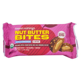 Sweet Nothings Nut Butter Bites, Apple Cinnamon, Organic
