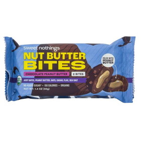 Sweet Nothings Nut Butter Bites, Chocolate Peanut Butter, Organic