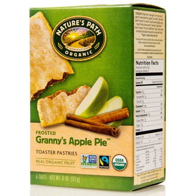 Nature's Path Toaster Pastries, Apple Cinnamon, Frosted, Organic