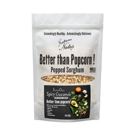 Nature Nate's Popped Black Sorghum, Spicy Guacamole