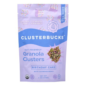 Clusterbucks Granola Clusters, Birthday Cake, Organic