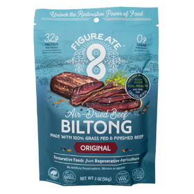 Figure Ate Biltong, Air Dried Beef, Grass-Fed, Original