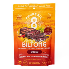 Figure Ate Biltong, Air-Dried Beef, Grass-Fed, Spiced