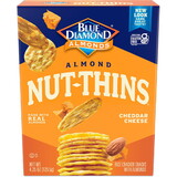 Blue Diamond Almond Nut Thins Cracker, Cheddar Cheese