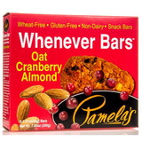 Pamela's Whenever Bars, Oat Cranberry Almond, Gluten Free