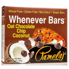 Pamela's Whenever Bars, Oat Chocolate Chip Coconut, Gluten Free