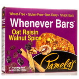 Pamela's Whenever Bars, Oat Raisin Walnut Spice, Gluten Free