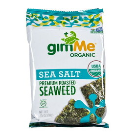 GimMe Roasted Seaweed Snack, Sea Salt, Organic
