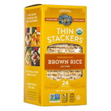Lundberg Thin Stackers, Brown Rice, Organic Salt Free