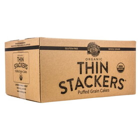 Lundberg Thin Stackers, Brown Rice, Organic Lightly Salted