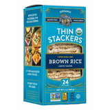 Lundberg Thin Stackers, Brown Rice, Organic Lightly Salted