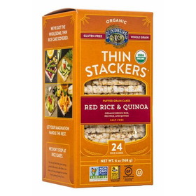Lundberg Thin Stackers, Red Rice &amp; Quinoa, Organic