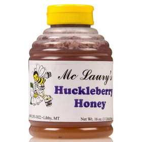 McLaury Apiaries Huckleberry Honey, Raw