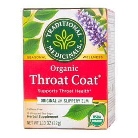 Traditional Medicinals Throat Coat, Tea, Organic