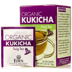 Eden Foods Kukicha, Twig Tea Bags, Organic